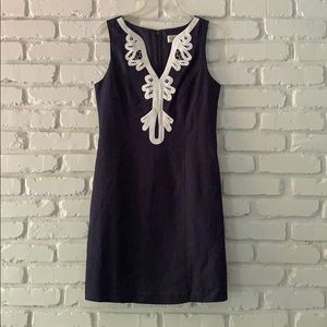 Eliza J Navy Shift Dress